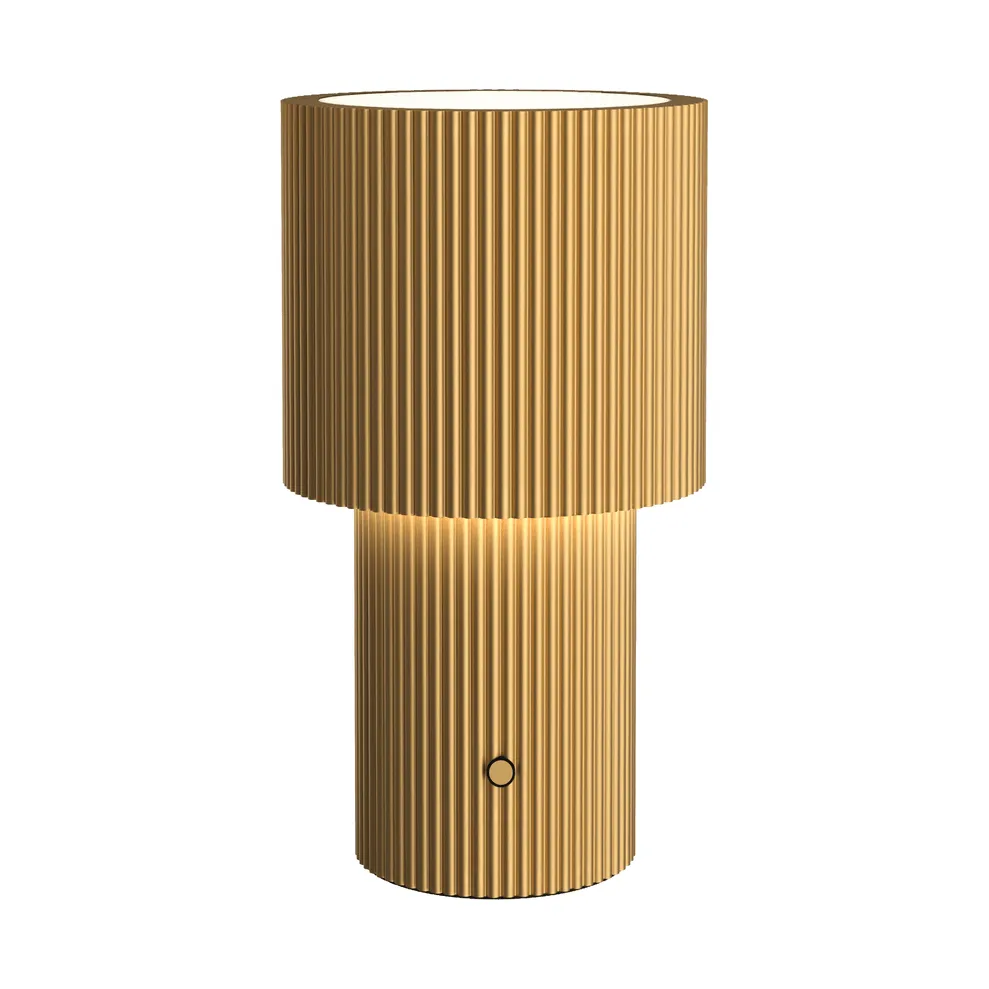 Iluma tragbare Tischlampe, Gold Herstal