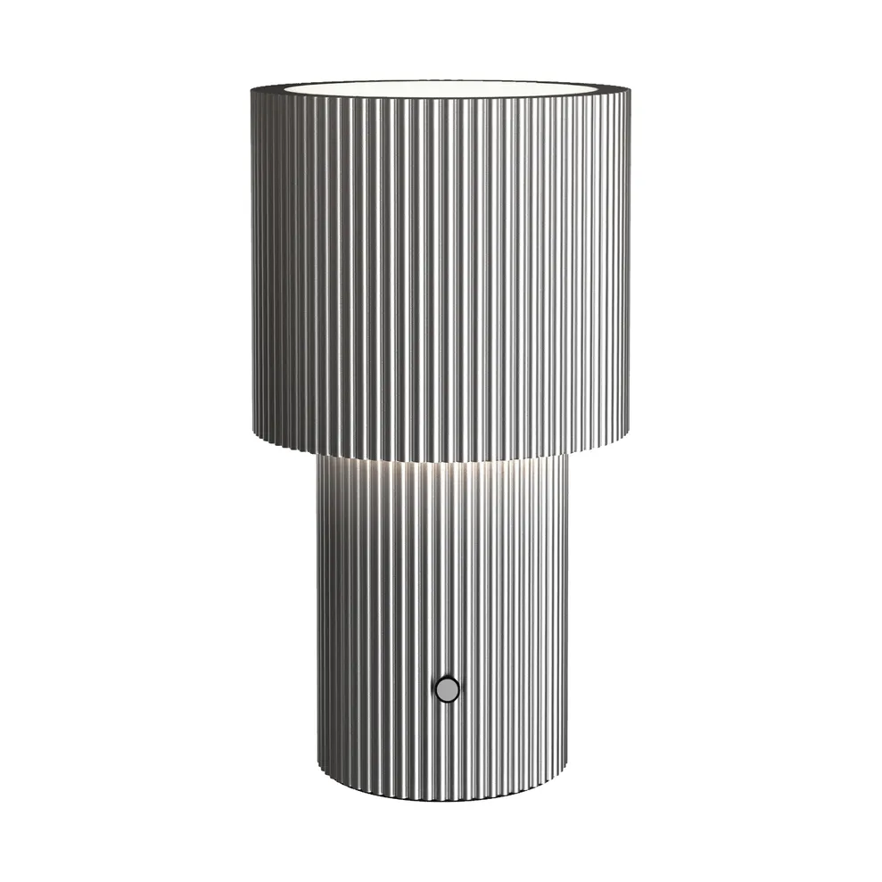Iluma tragbare Tischlampe, Silber Herstal