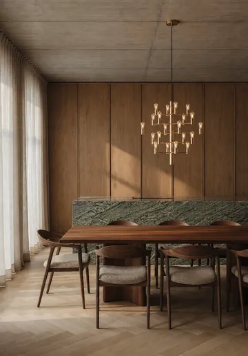 Manola 20 Kronleuchter - Satin brass - Herstal