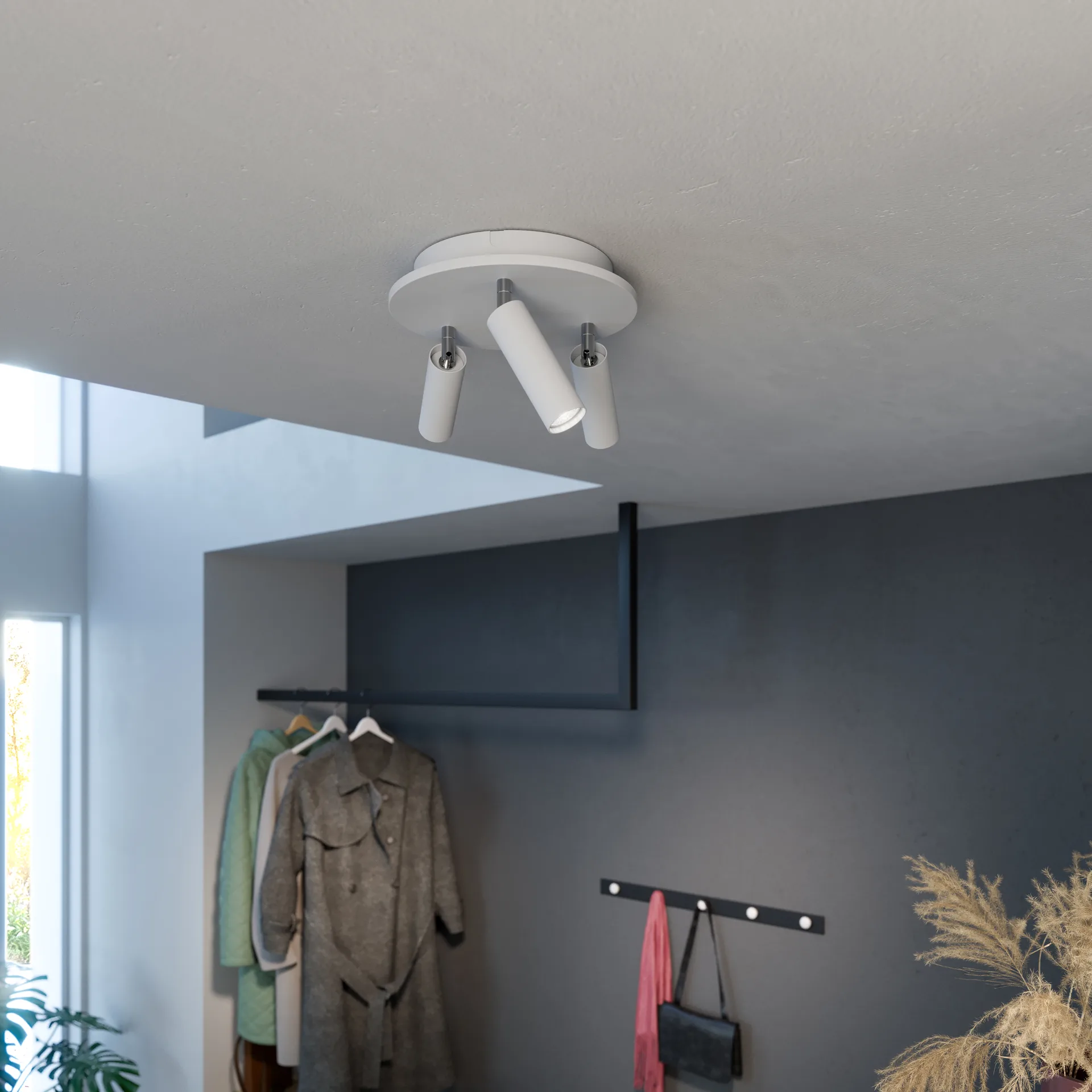 Pipeline Spotlight Rund 3, Mattweiß Herstal