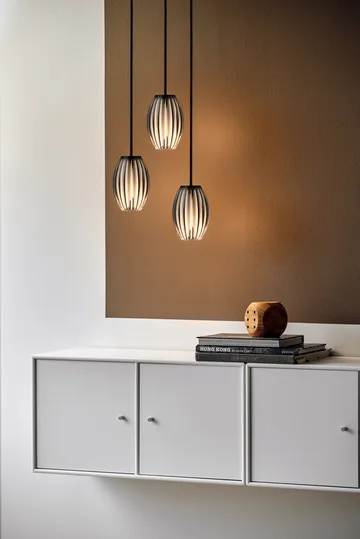 Tentacle Pendelleuchte mittel - Schwarz-Rauchfarben - Herstal