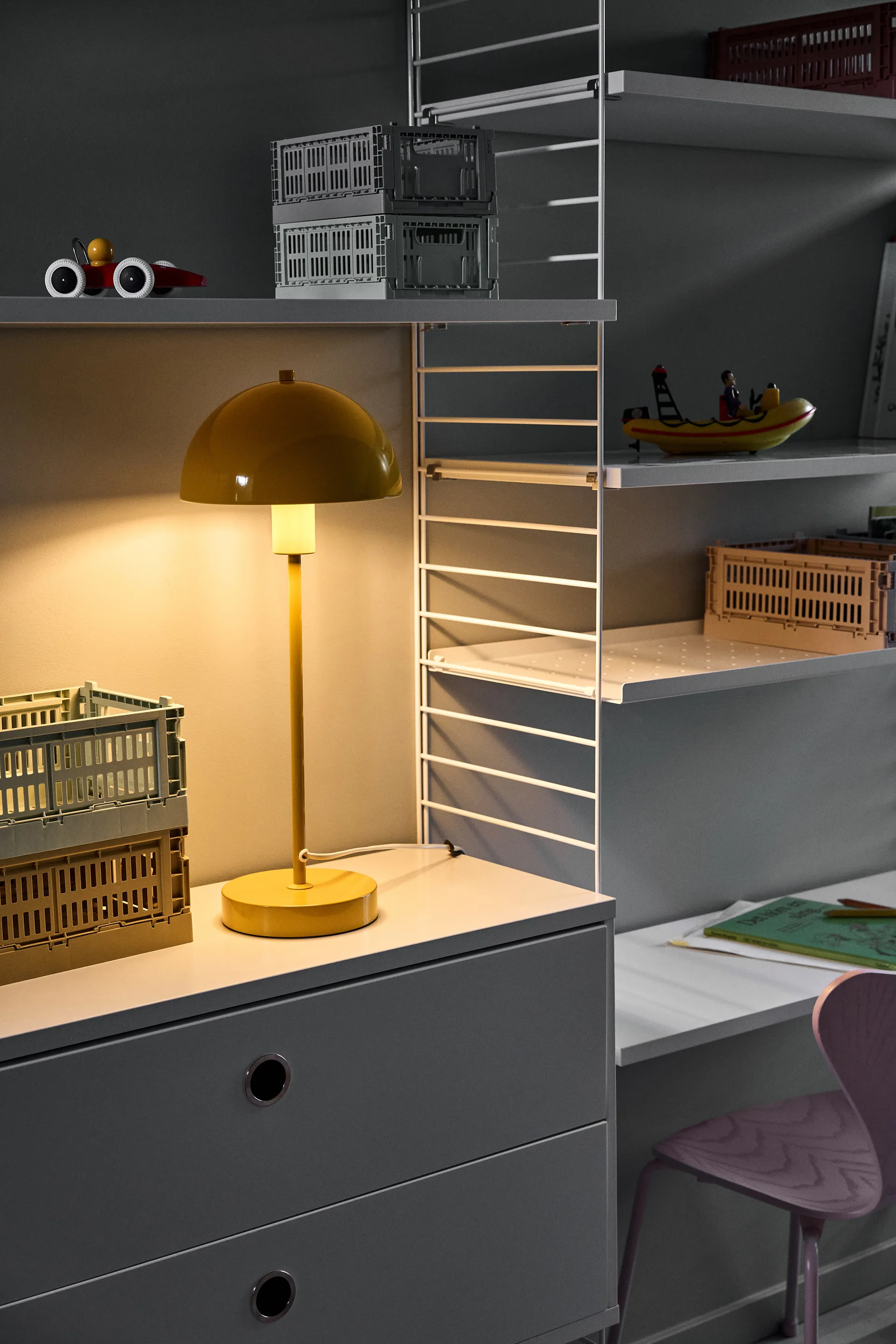 Vienda Tischleuchte, Mango yellow Herstal