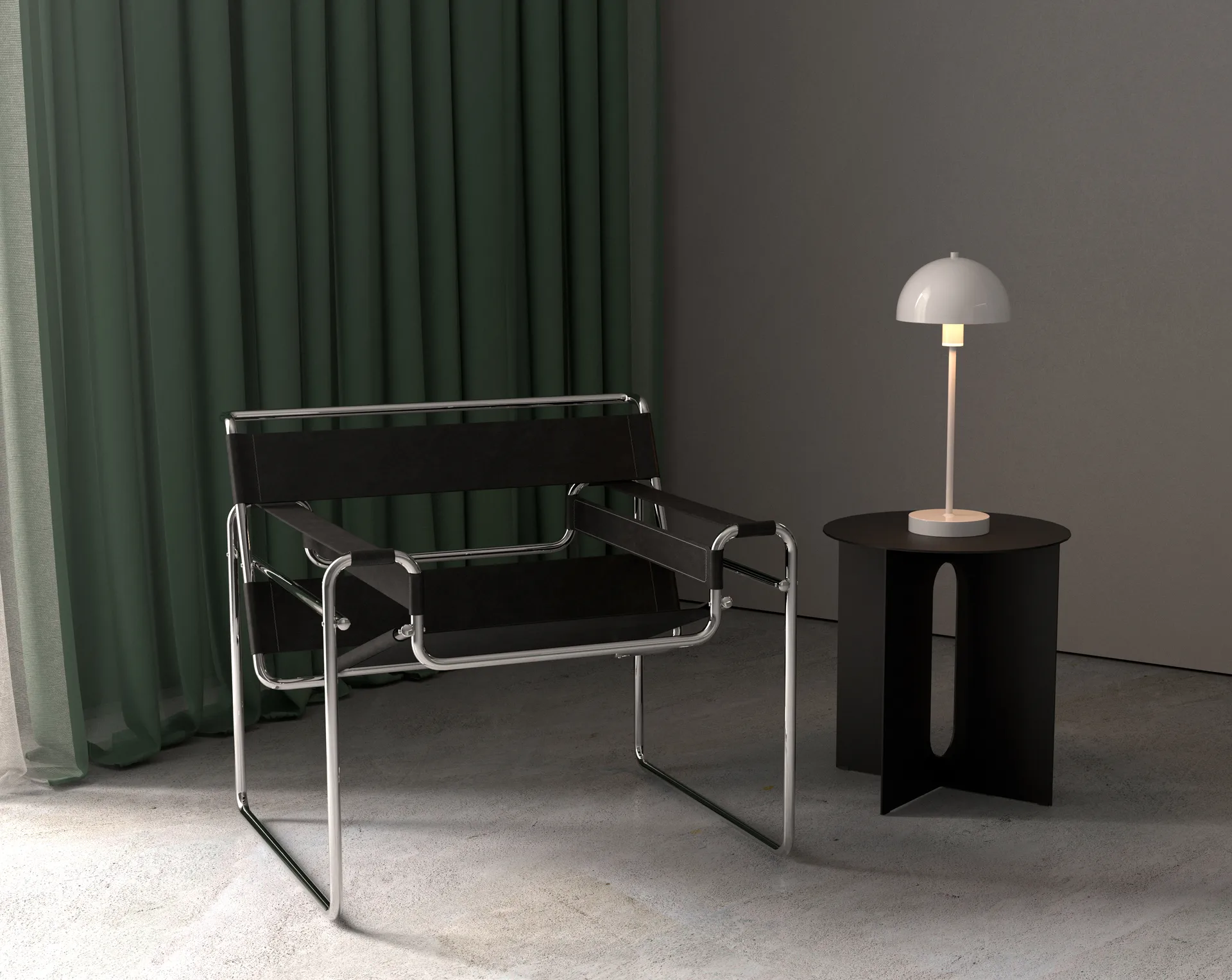 Vienda Tischleuchte, Putty grey Herstal