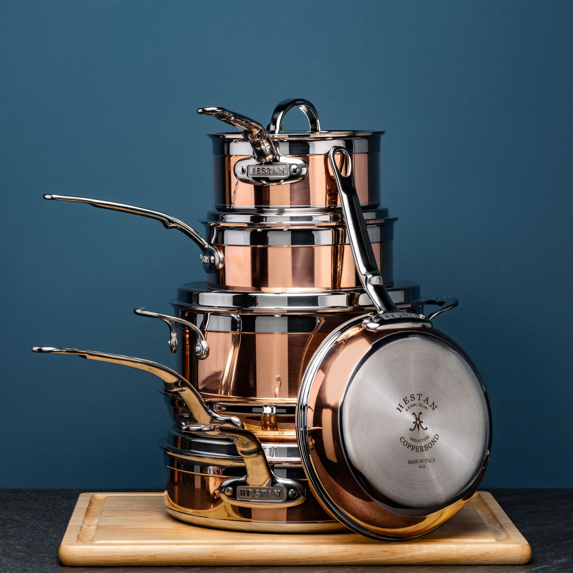 Hestan Copperbond Topf- und Pfannenset, 10-teilig Hestan