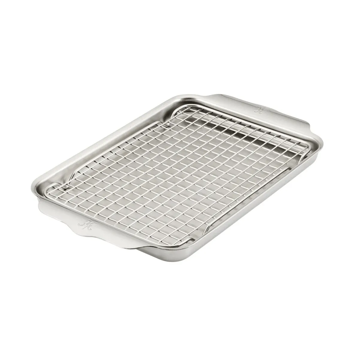 Hestan OvenBond Bratpfanne mit Ofenrost, Edelstahl, 24x39 cm Hestan