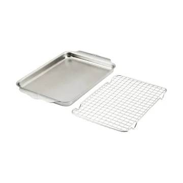 Hestan OvenBond Bratpfanne mit Ofenrost - Edelstahl, 24x39 cm - Hestan