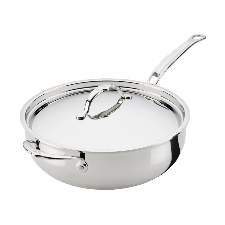 Hestan ProBond Luxe Allroundpfanne mit Deckel - Edelstahl, Hilfsgriff - Hestan