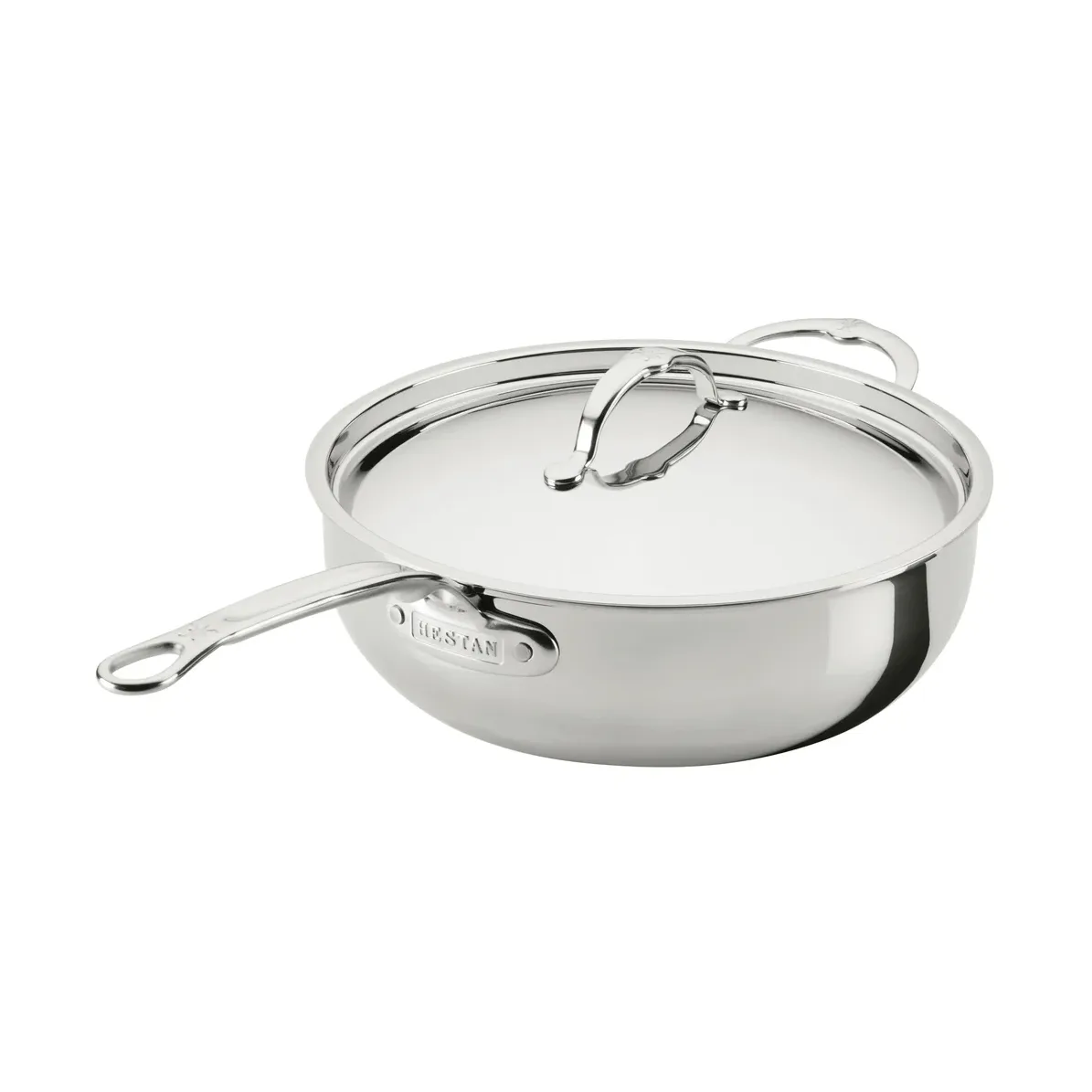 Hestan ProBond Luxe Allroundpfanne mit Deckel, Edelstahl, Hilfsgriff Hestan