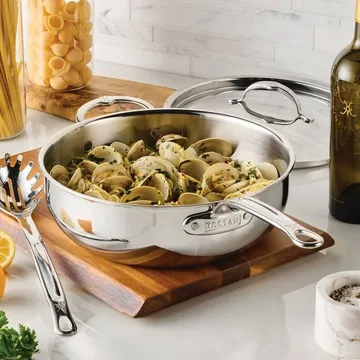 Hestan ProBond Luxe Allroundpfanne mit Deckel - Edelstahl, Hilfsgriff - Hestan