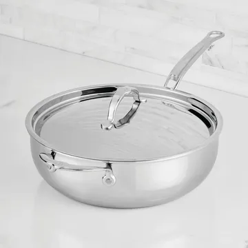 Hestan ProBond Luxe Allroundpfanne mit Deckel - Edelstahl, Hilfsgriff - Hestan