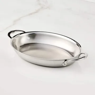 Hestan Provisions Auflaufform - Edelstahl, oval, 42,5x33,5 cm - Hestan