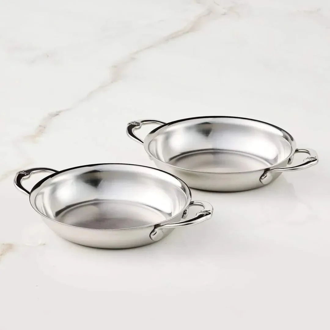 Hestan Provisions ovale Auflaufform, Mini, offen, 2-teilig, 17 cm Hestan