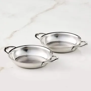 Hestan Provisions ovale Auflaufform - Mini, offen, 2-teilig, 17 cm - Hestan
