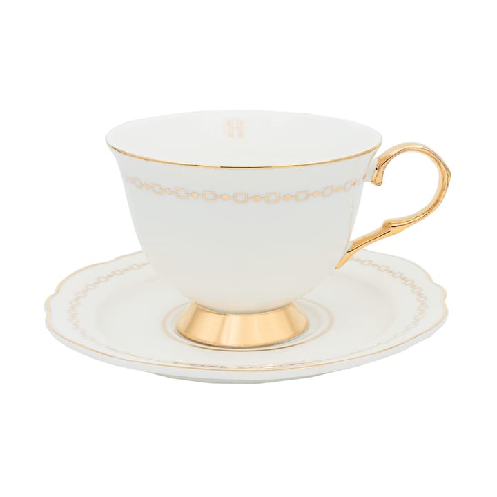 Anima Bianco Tasse mit Untersetzer, 22cl Hilke Collection