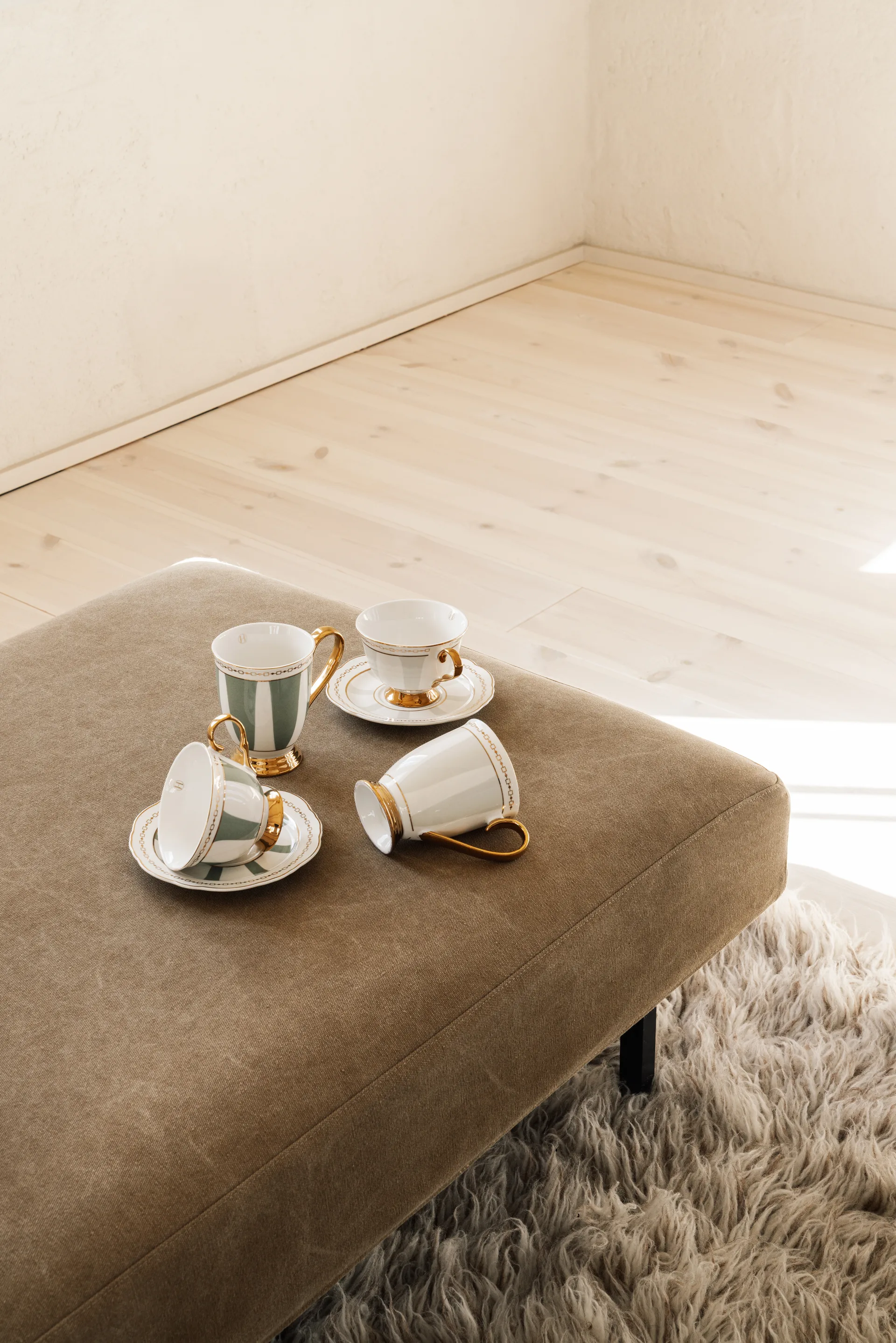 Strisce Salvia Tasse, 28 cl Hilke Collection