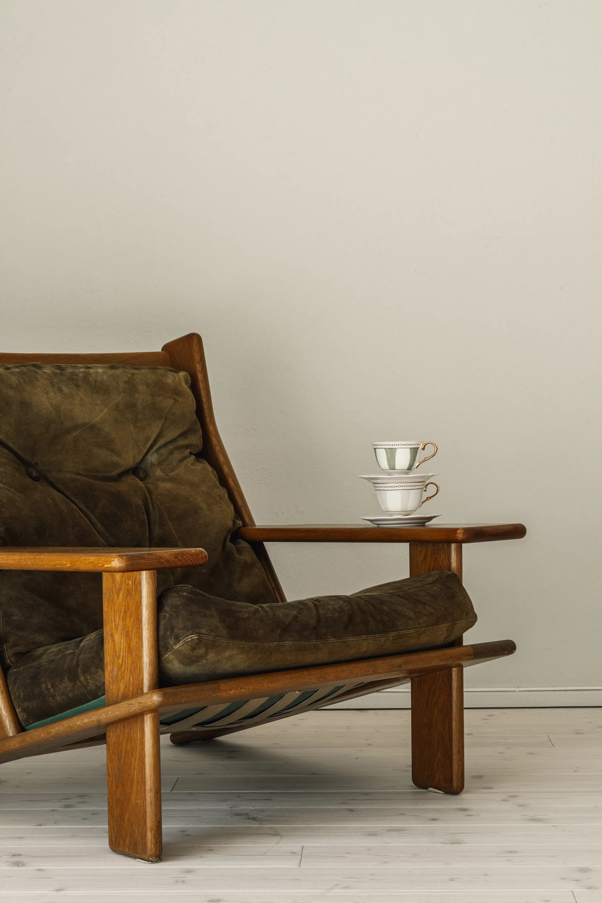 Strisce Salvia Tasse mit Untertasse, 22 cl Hilke Collection