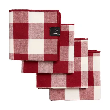 Bettyhill Servietten 4er-Pack - Ruby - Himla