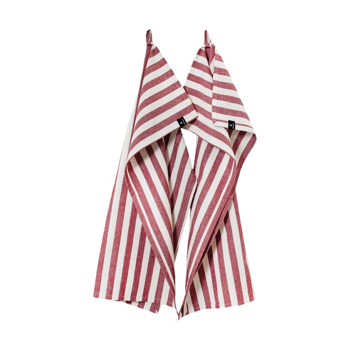 Bretagne Küchentuch 50x70 cm 2er-Pack - Deep red - Himla