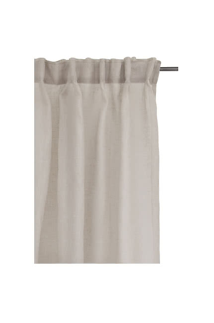Himla Dalsland Gardine mit Faltenband 145x250 cm Mother of Pearl