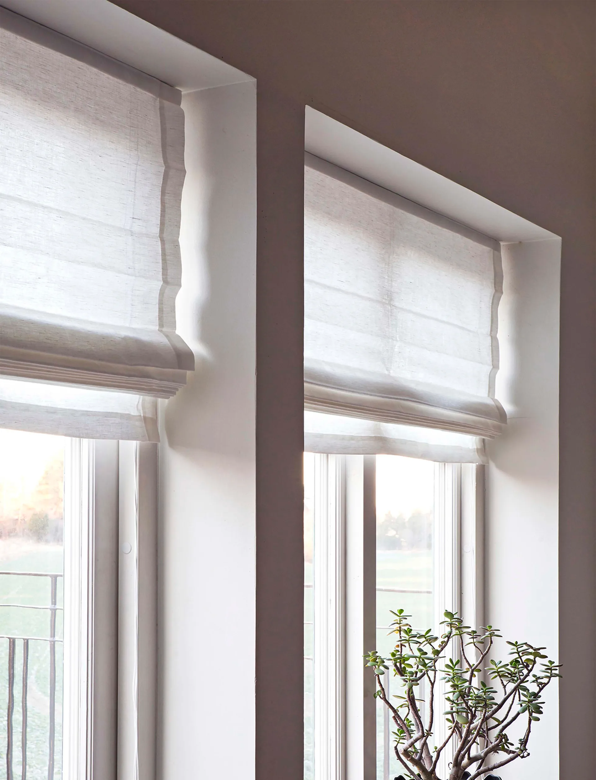 Ebba Rollgardine 120 x 180cm, Weiß Himla