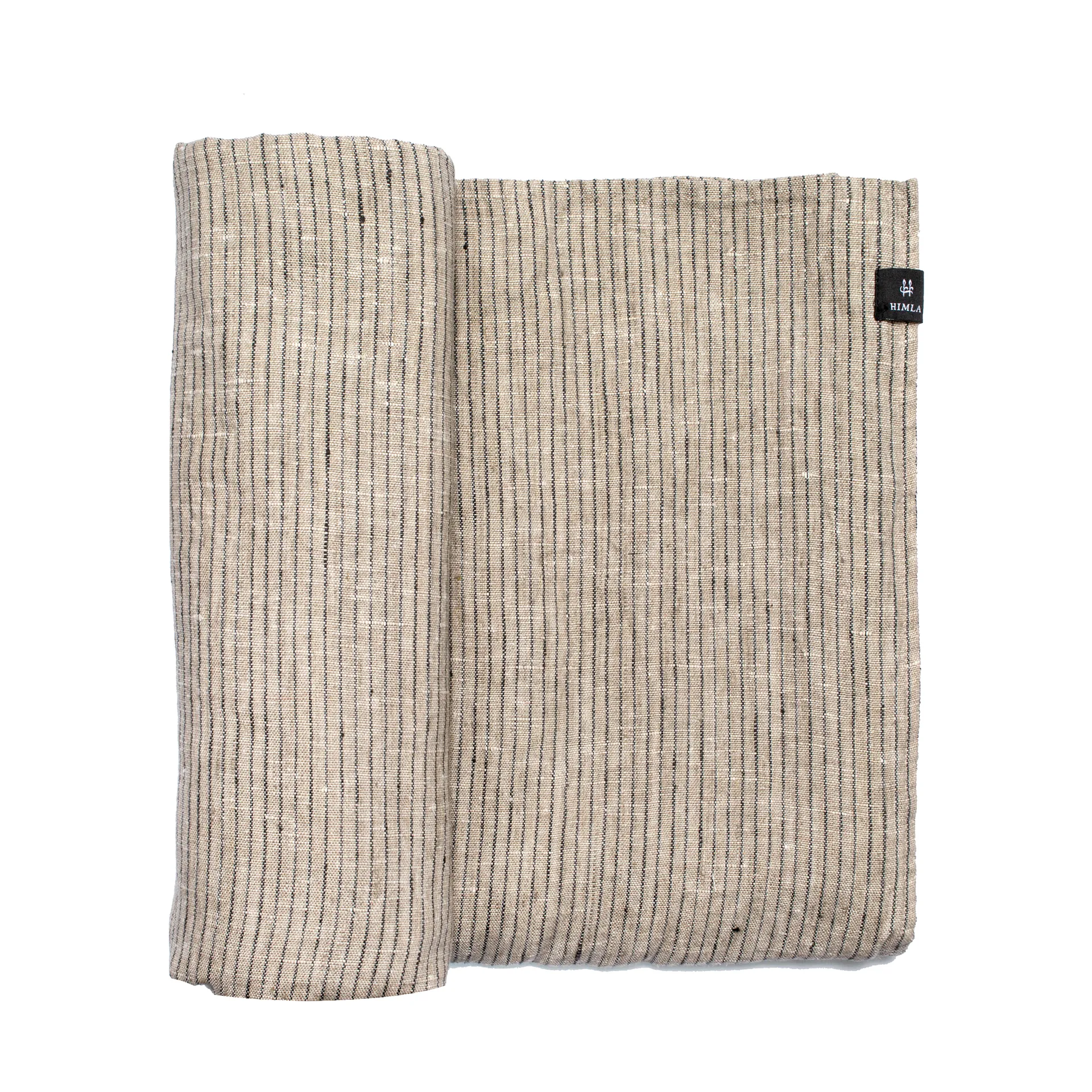 Linus Tischdecke 145 x 330cm, Kohl-natural Himla