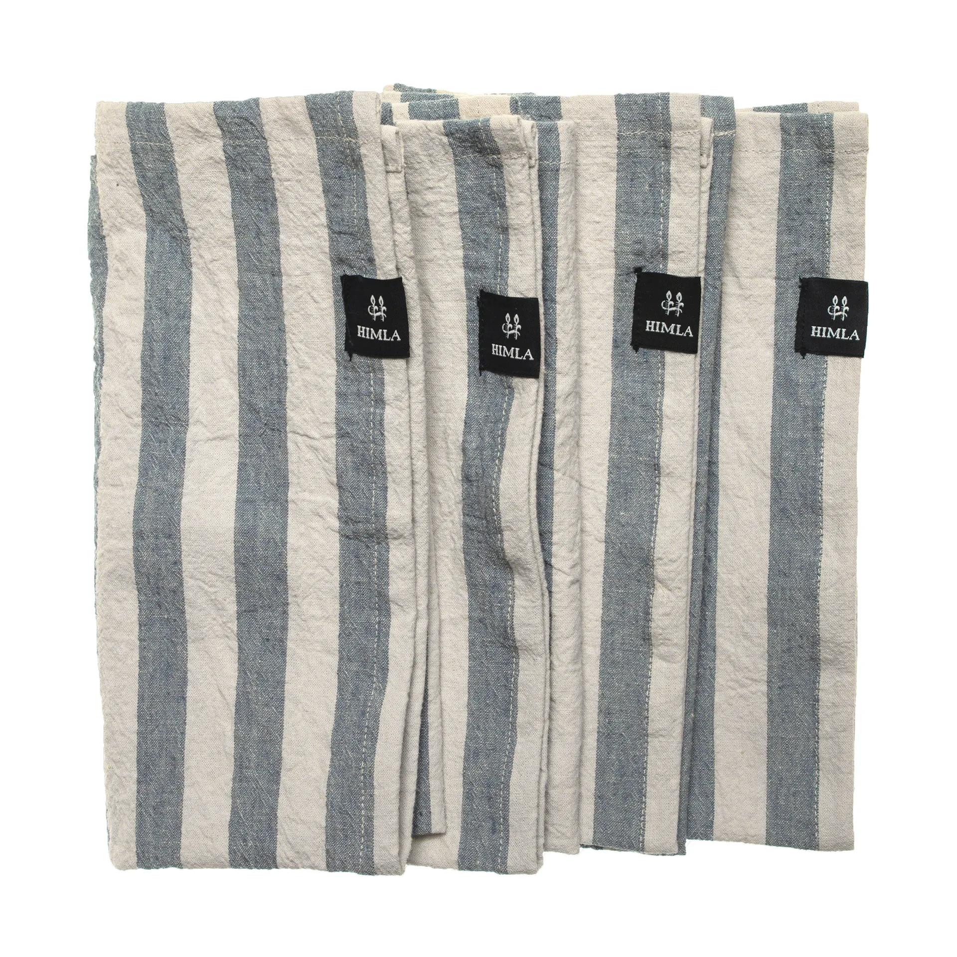 Riviera Stoffserviette 45x45 cm 4er-Pack, Azur Himla