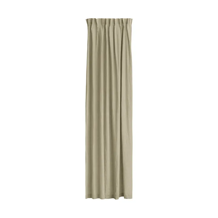 Sunrise Gardine mit Faltenband 140x250 cm - Organic (grün) - Himla