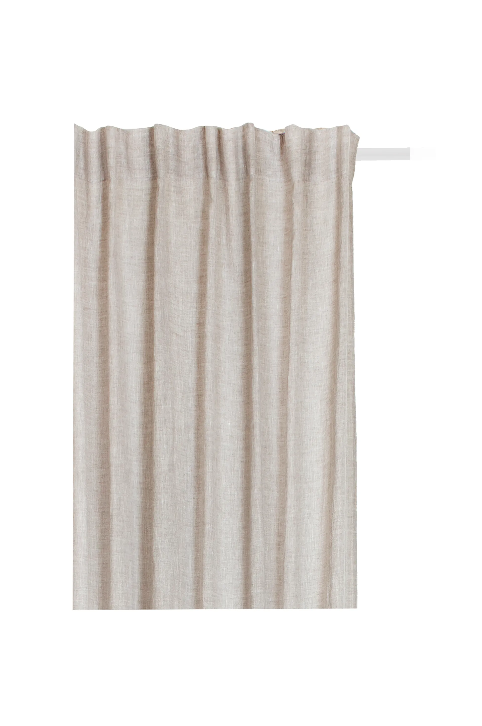 Sunshine Gardine mit Faltenband 140x250 cm, Oatmeal Himla