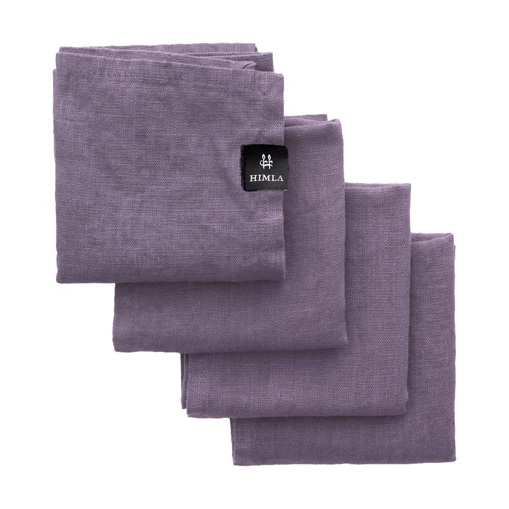 Sunshine Leinenservietten 4er-Pack - Lavender - Himla