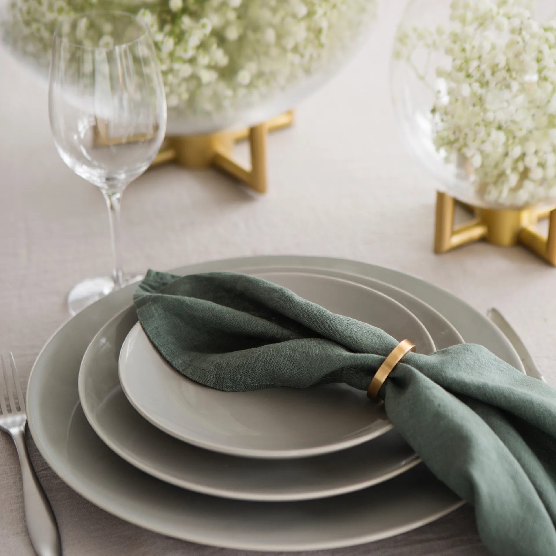 Vasa Serviettenring 4er Pack, Brons Himla