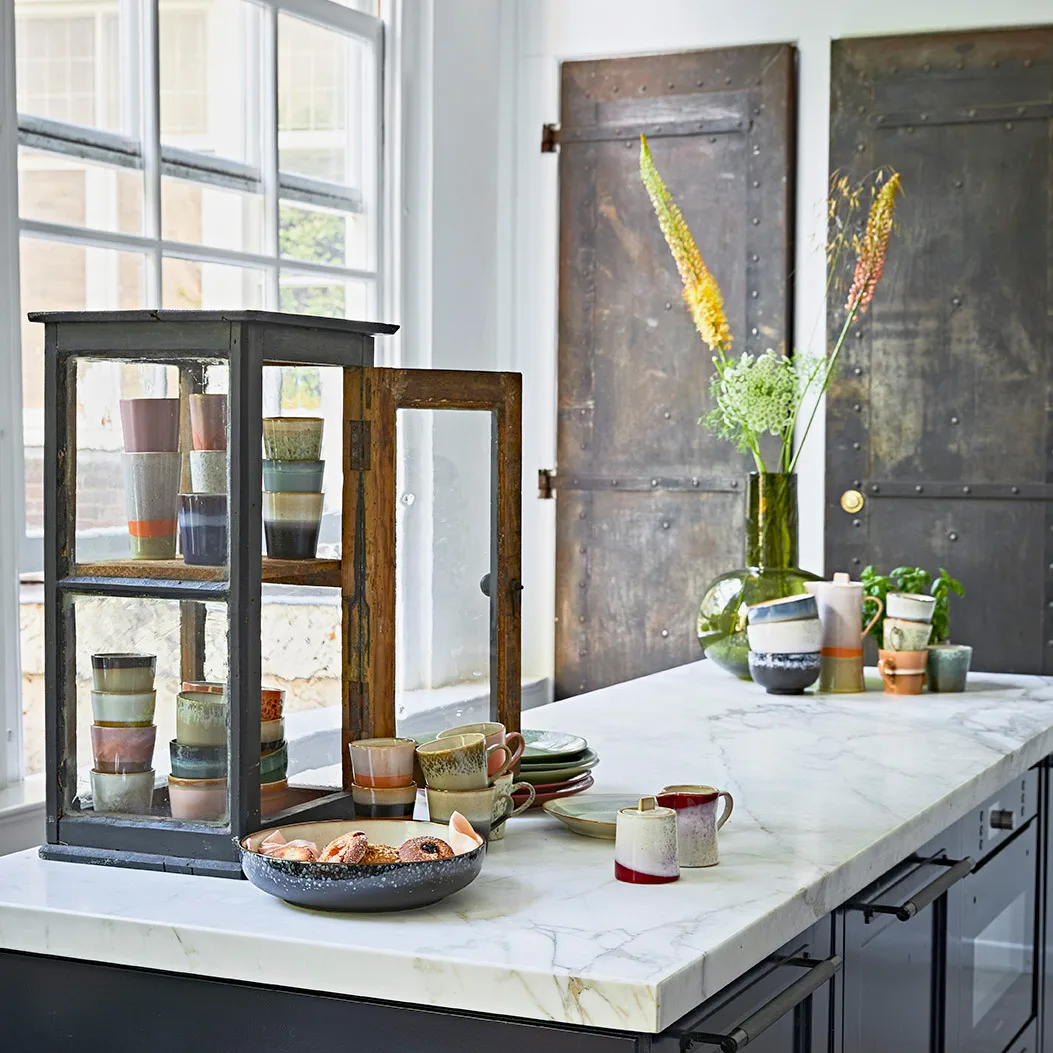 70's Dessert Schale 4-teilig, Multi HKliving