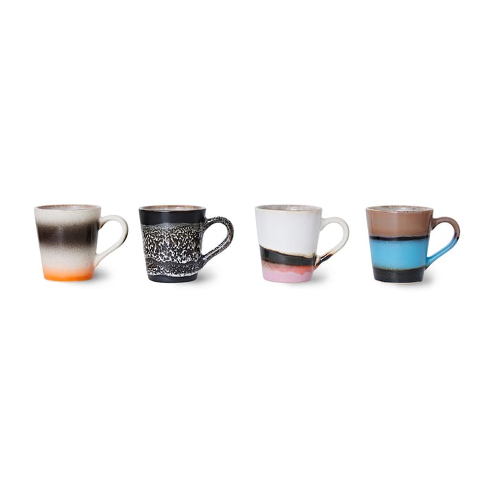 70's Espresso Tasse 4er Pack, Funky HKliving