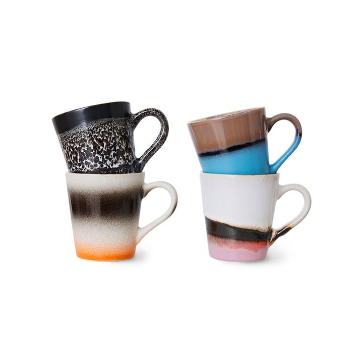 70's Espresso Tasse 4er Pack, Funky HKliving