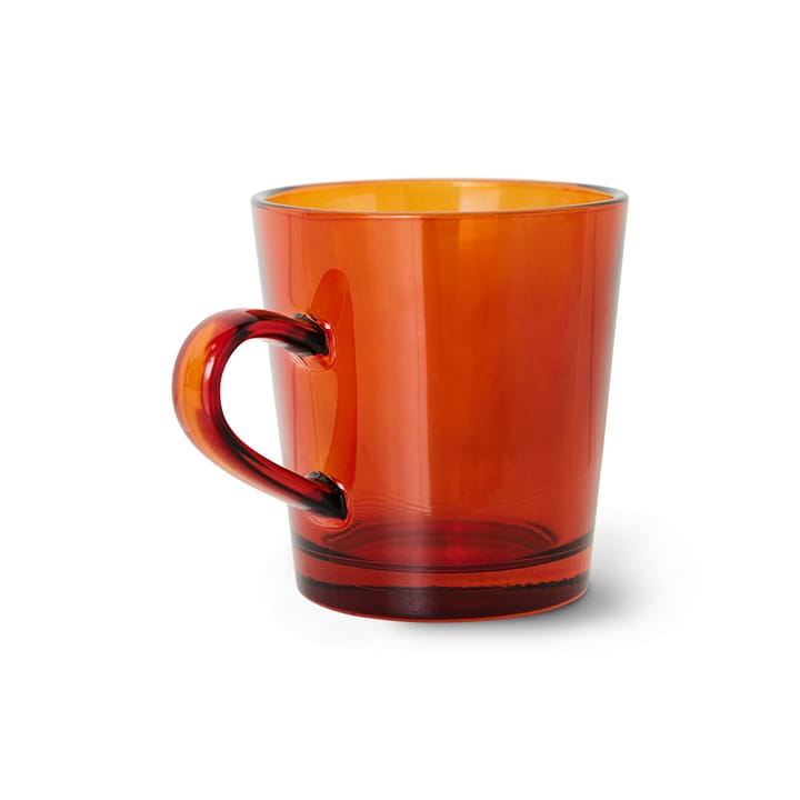 70's glassware Kafeetasse 20 cl 4er Pack, Amber brown HKliving