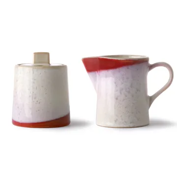 70's Milchkanne und Zuckerschale - Frost - HKliving