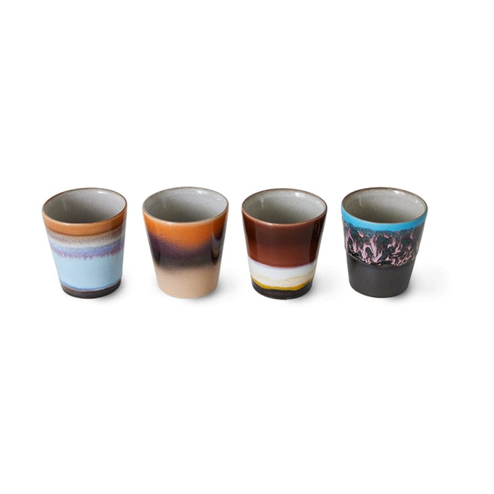 70's ristretto Tasse 4er Pack - Solar - HKliving