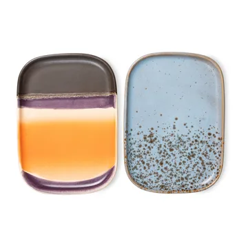 70's Tablett klein 2er Pack - Berry / Jupiter - HKliving