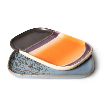 70's Tablett klein 2er Pack - Berry / Jupiter - HKliving