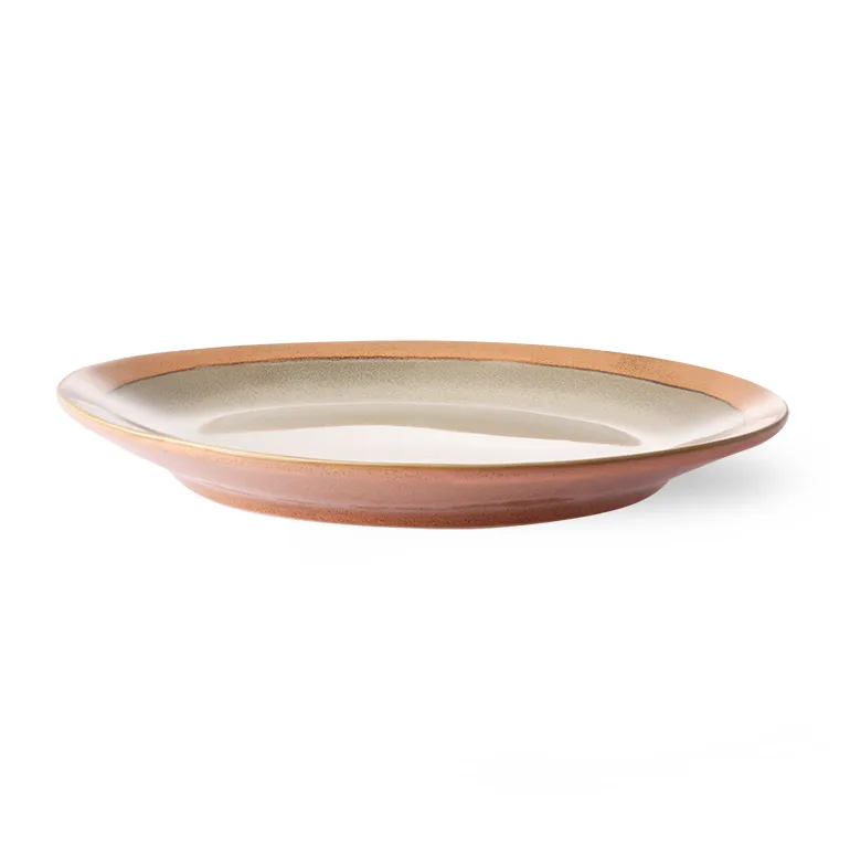 70's Teller 22cm 2er Pack, Earth HKliving