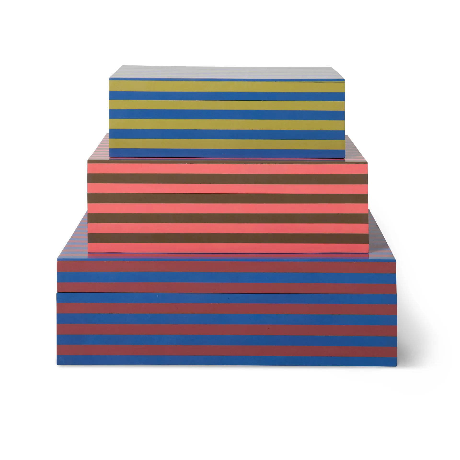 Aufbewahrungsbox mit Deckel 3-teilig, Dusk HKliving