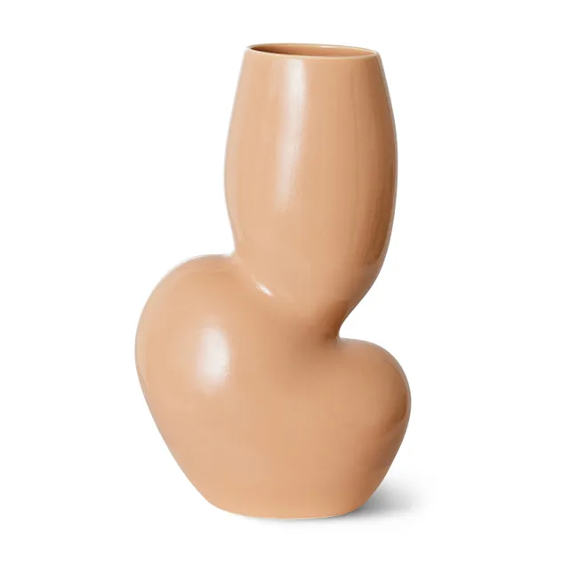 Ceramic organic Vase medium 29cm, Cream HKliving