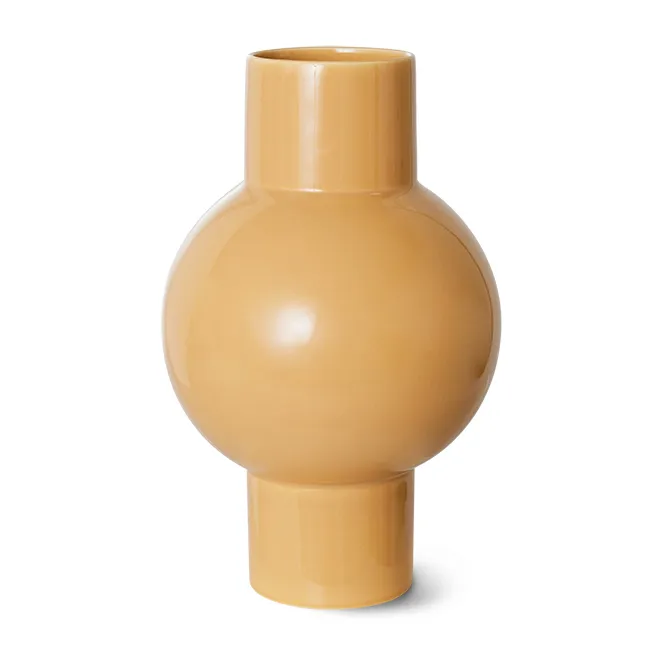 Ceramic Vase medium 32cm, Cappuccino HKliving