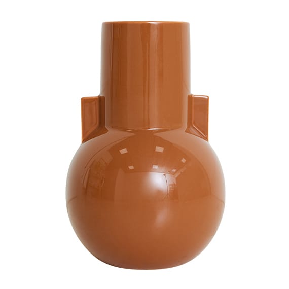 Ceramic Vase small 26cm, Caramel HKliving