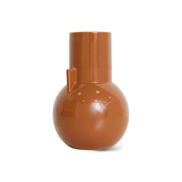 Ceramic Vase small 26cm - Caramel - HKliving