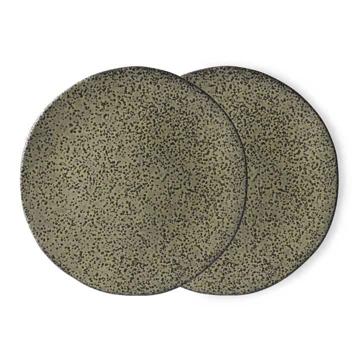 Gradient kleiner Teller 22,5cm 2er Pack, Grün HKliving