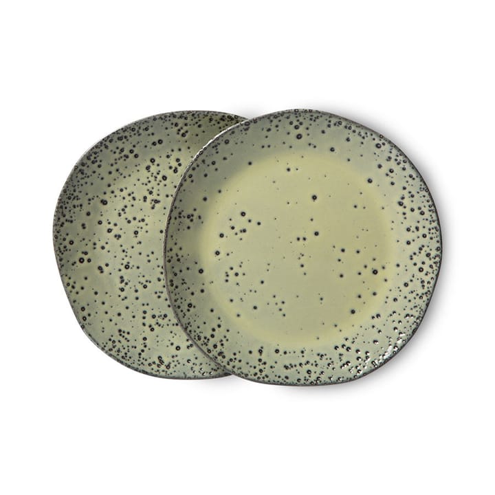Gradient Teller 2er-Pack Ø16 cm, Grün HKliving