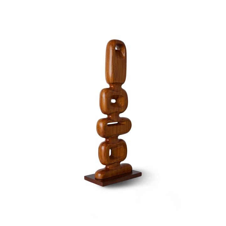 Hand carved wooden sculpture 71cm, Brown HKliving