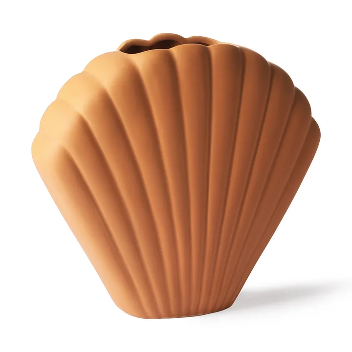 HKliving Shell Vase L, Terra HKliving