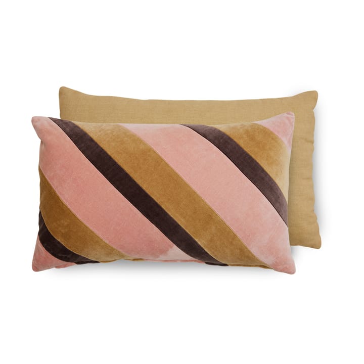 Striped velvet Kissen 30x50 cm - Sunkissed - HKliving