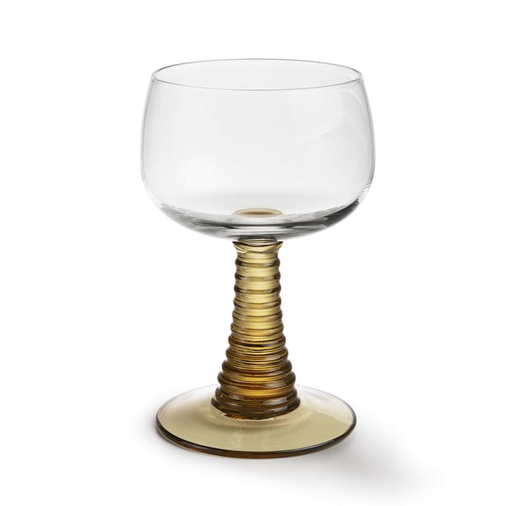 Swirl Weinglas Ø8,5x13,5 cm, Grün HKliving